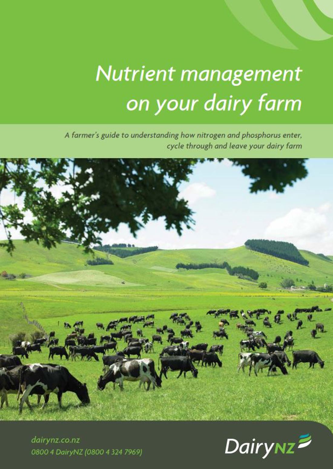 Nutrient Management On Your Dairy Farm Image